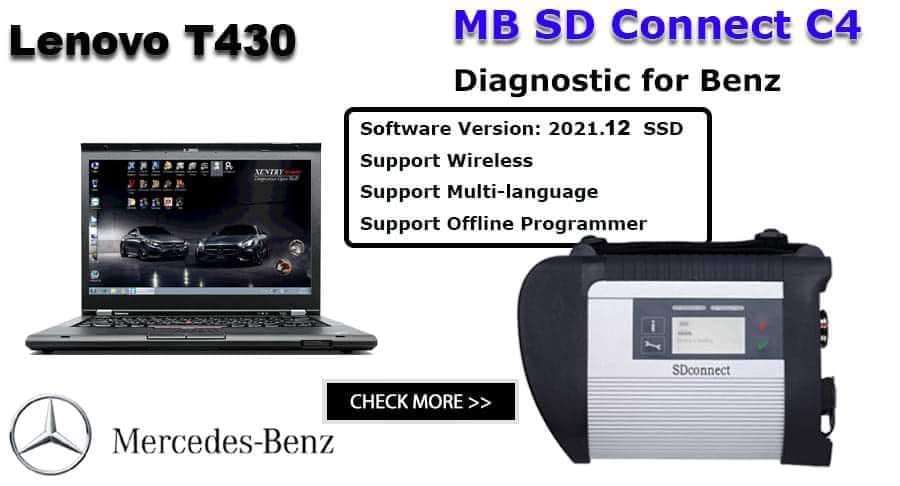 V2021.12 Software Benz C4 & Thinkpad T430